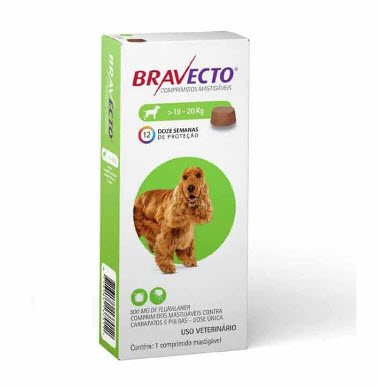 [MV000133] BRAVECTO 500mg (10KG - 20KG)