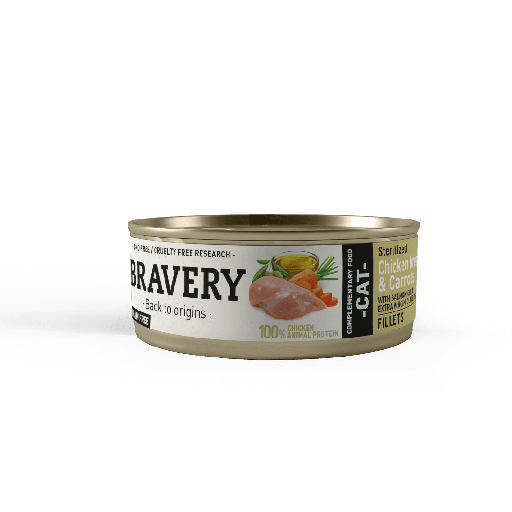 [MV004537] Bravery Chicken and Carrots Sterilized Cat Wet Food