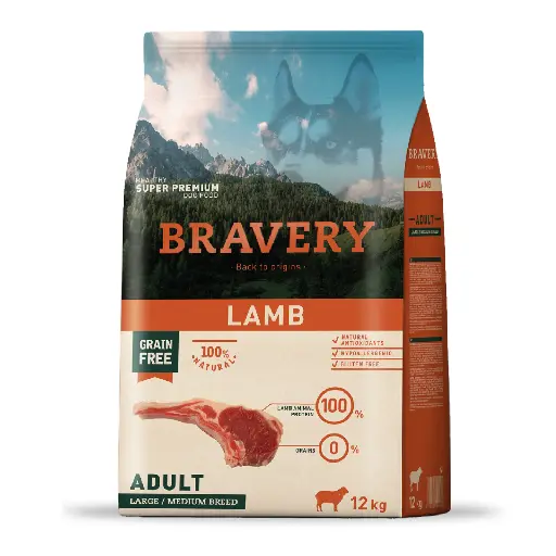 Bravery Lamb Adult Large/Medium Breeds
