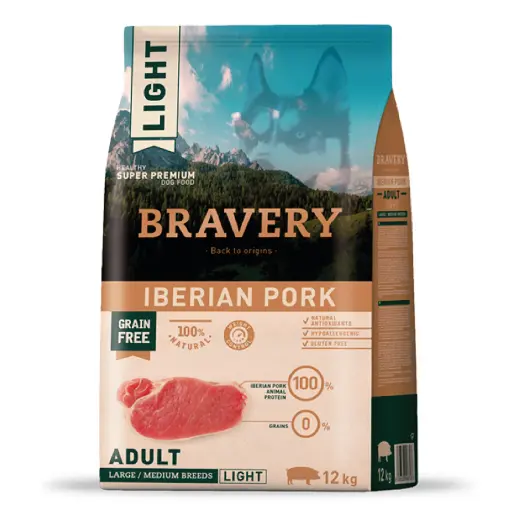 Bravery Light Iberian Pork Adult Large/Medium Breeds