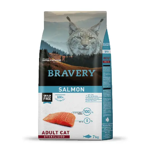 Bravery Salmon Adult Cats Sterilized