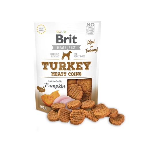 [MV003573] Brit Meaty Jerky Turkey Meaty Coins