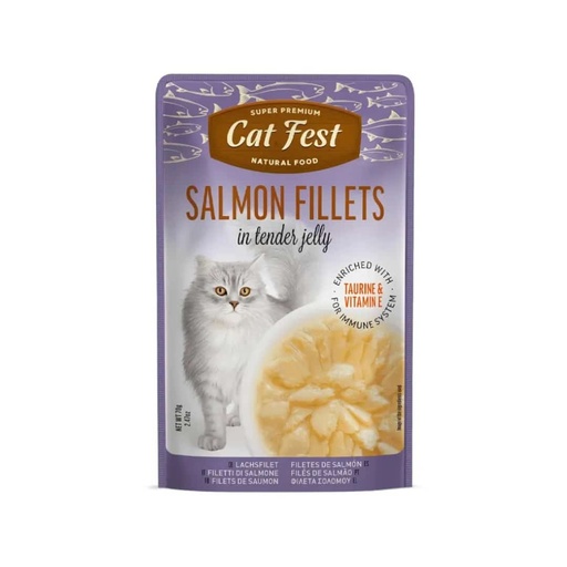 [MV004197] Cat Fest Salmon Fillets in Tender Jelly