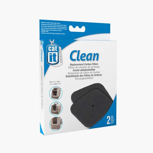 [MV001485] CAT IT FILTRO CARBON - REPUESTO LITERAS 2 unidades