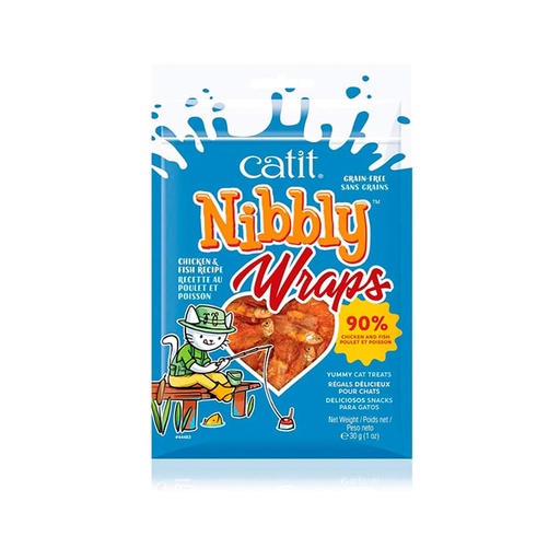 [MV001927] Cat It Nibbly Wraps Pollo & Pescado 30 Gr