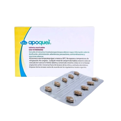 [MV004212] Apoquel Masticable 5.4 mg x Tableta