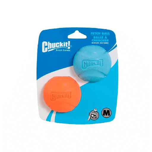 [MV001838] CHUCKIT! FETCH BALL 2 PACK MEDIUM