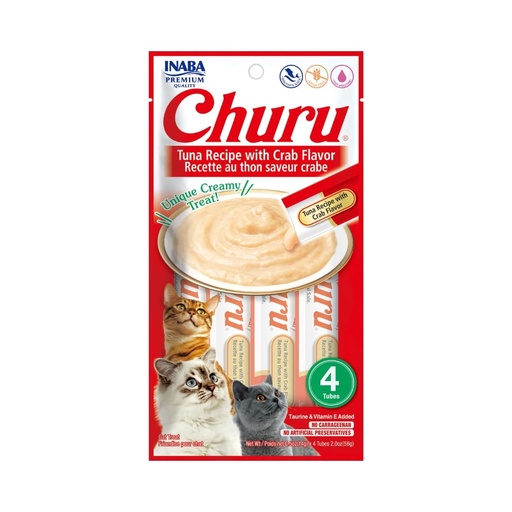 [MV004501] Churu Cat Tuna Recipe with Crab Flavor 4 Tubes