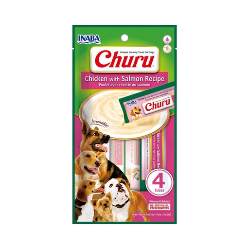 [MV004491] Churu Dog Chicken with Salmon Recipe 4 Tubes
