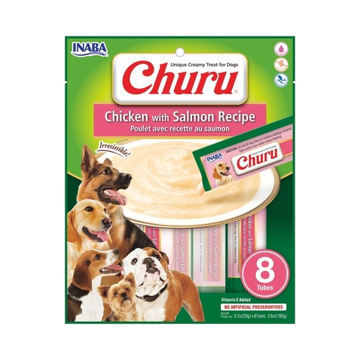 [MV004489] Churu Dog Chicken with Salmon Recipe 8 Tubes