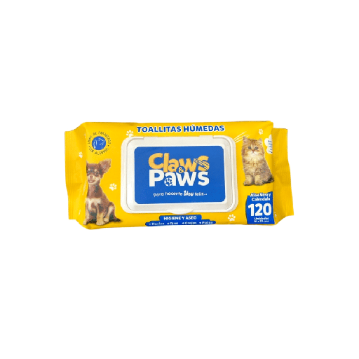 [MV002561] Claws and Paws Toallitas Humedas X 120 Unid