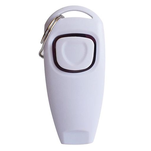 [MV001045] CLICKER + SILBATO PARA ADIESTRAMIENTO BLANCO