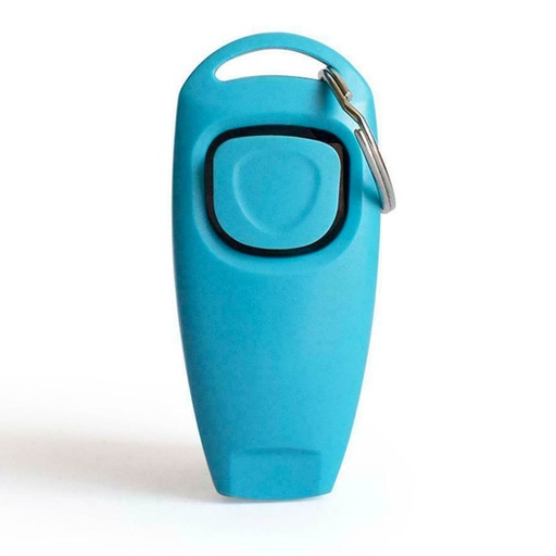 [MV001046] CLICKER + SILBATO PARA ADIESTRAMIENTO CELESTE