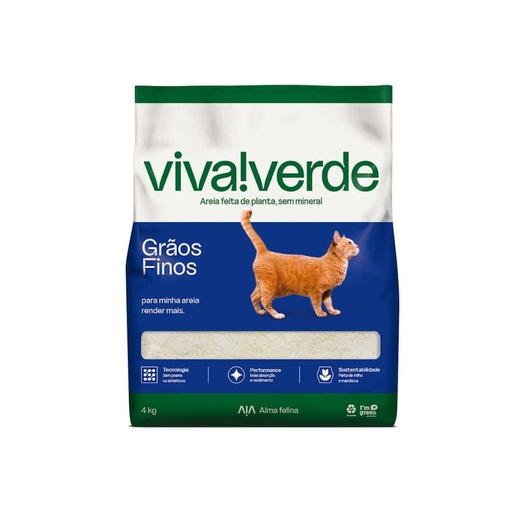 [MV003417] Arena para gato Viva Verde 4 Kg – Granos Finos