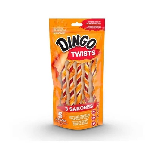 [MV003666] Dingo Twists 3 Sabores x 5 und