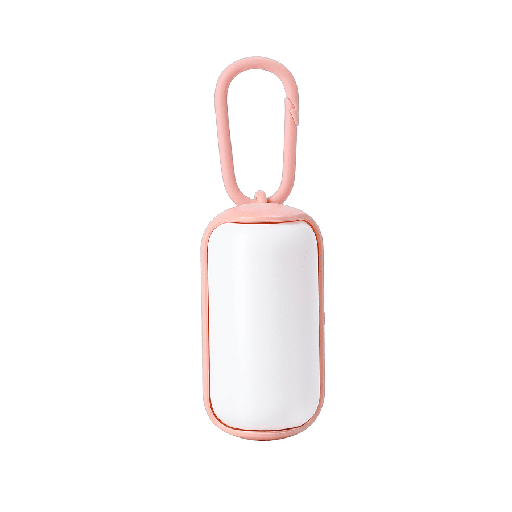 [MV002343] Dispensador de bolsas Blanco/Rosado