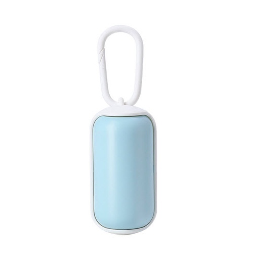 [MV002317] Dispensador de bolsas Celeste/Blanco