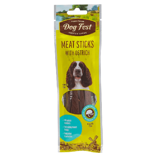 [MV002795] Dog Fest Adult Meat Sticks with Ostrich