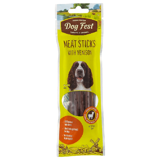 [MV002797] Dog Fest Adult Meat Sticks with Venison