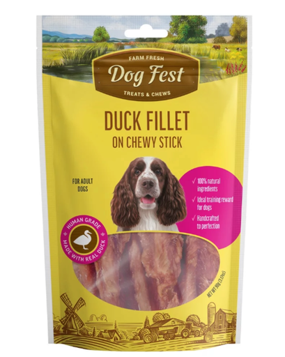 [MV003583] Dog Fest Duck Fillet on Chewy Stick