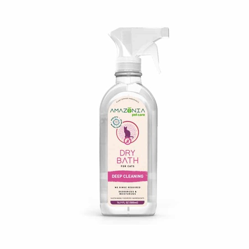 [MV001768] Dry Bath For Cats Amazonia Pet Care 500 ml (Baño Seco Gato)